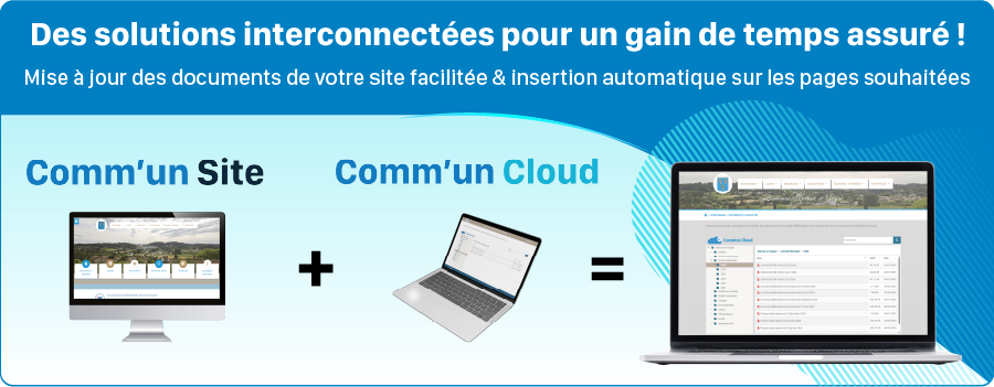 Banniere interconnexion comm'un site et comm'un cloud